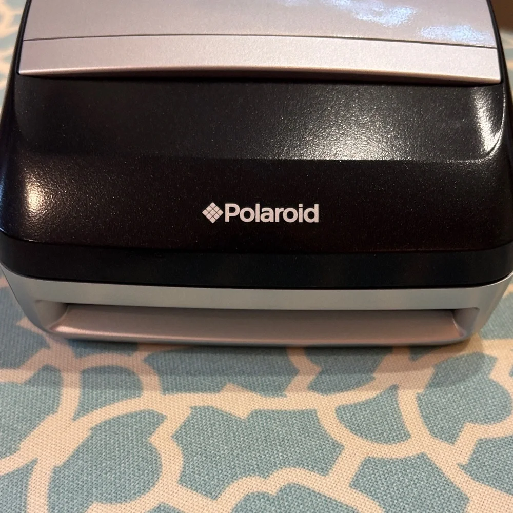 Polaroid Black and Silver Film Camera